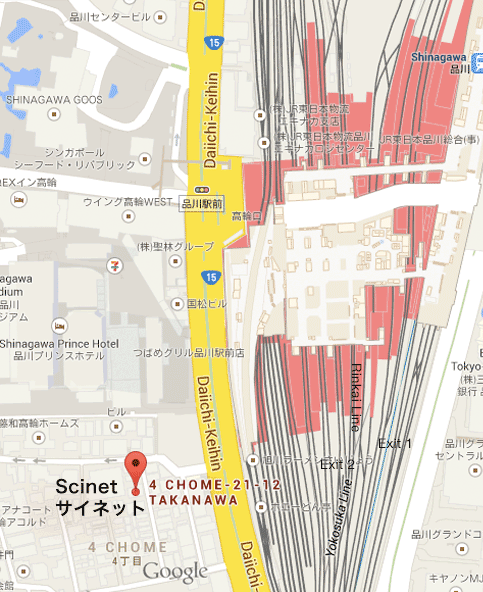 Scinet Pluss Access Map